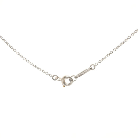 TIFFANY&Co. Pt950 Platinum Diamond / Box Included Necklace Silver WS28423