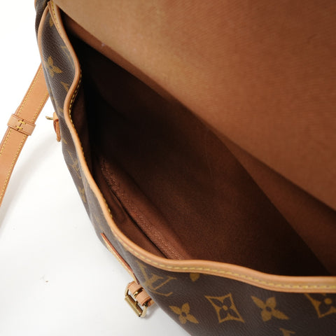 LOUIS VUITTON Saumur Monogram, made in 2004 Shoulder Bag Brown WS28424