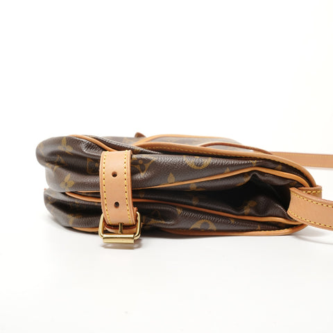 LOUIS VUITTON Saumur Monogram, made in 2004 Shoulder Bag Brown WS28424
