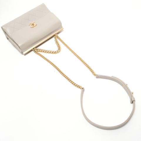 CHANEL Item No. 25, 2018 Matelass 31 RUE CAMBON Shoulder Bag beige WS28426