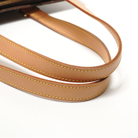 LOUIS VUITTON 2001 model, Kaba Piano Monogram Shoulder Bag Brown WS28427