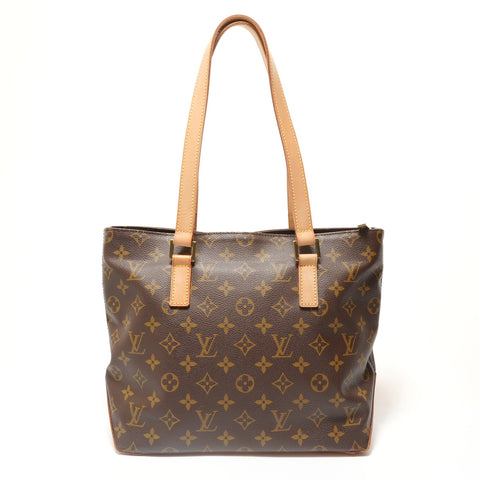 LOUIS VUITTON 2001 model, Kaba Piano Monogram Shoulder Bag Brown WS28427