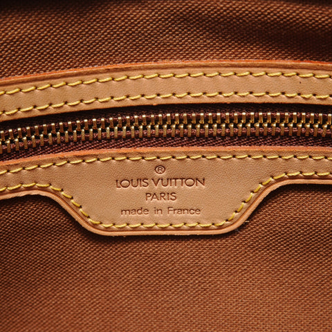 LOUIS VUITTON 2001 model, Kaba Piano Monogram Shoulder Bag Brown WS28427