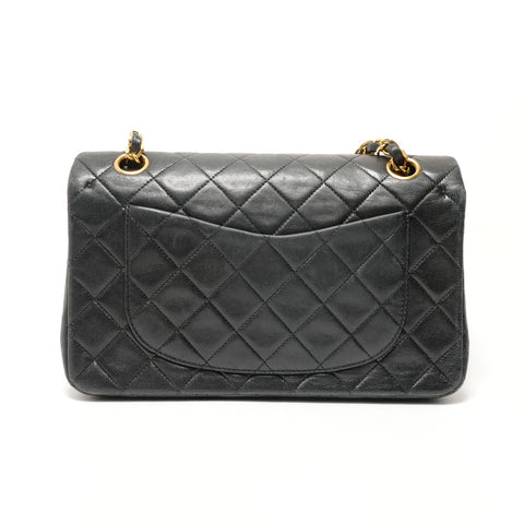 CHANEL No. 1 Matelass Double Flap Chain Shoulder Bag black WS28428
