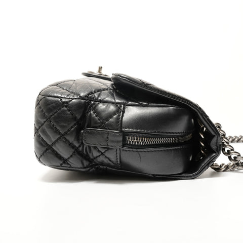 CHANEL Item No. 18 Matelass Chain Shoulder Bag black WS28429