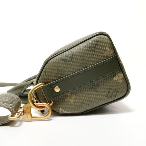 LOUIS VUITTON Monogram Keepall Bandoulire 25 Shoulder Bag khaki WS28431