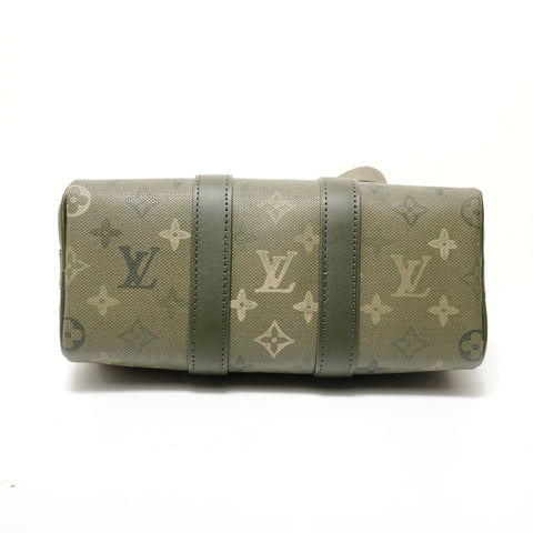LOUIS VUITTON Monogram Keepall Bandoulire 25 Shoulder Bag khaki WS28431
