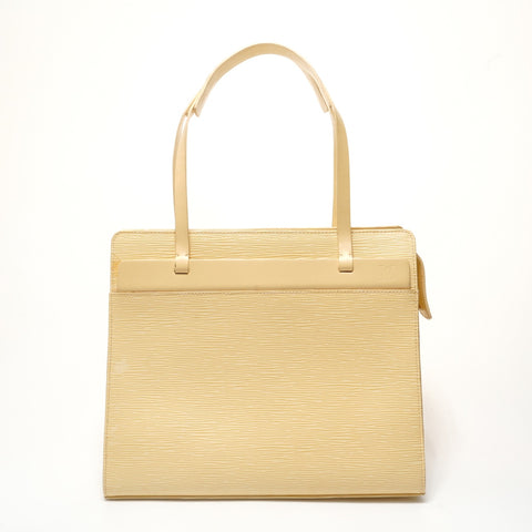 LOUIS VUITTON 2001 Epi Croisette PM Shoulder Bag yellow WS28438