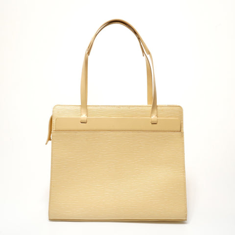 LOUIS VUITTON 2001 Epi Croisette PM Shoulder Bag yellow WS28438