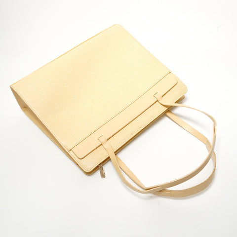 LOUIS VUITTON 2001 Epi Croisette PM Shoulder Bag yellow WS28438
