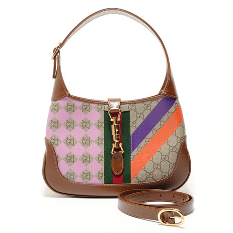 GUCCI Jackie 1961 2WAY GG Supreme Handbag multicolor WS28440