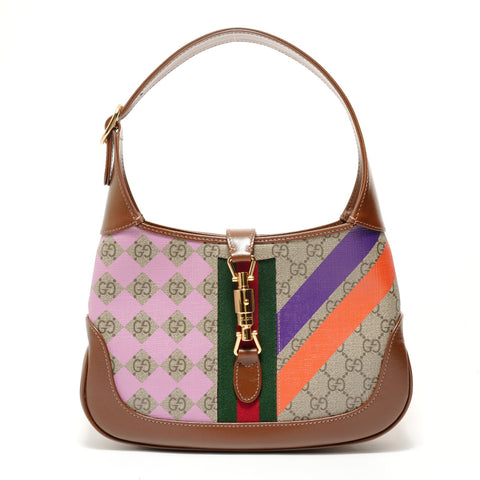 GUCCI Jackie 1961 2WAY GG Supreme Handbag multicolor WS28440