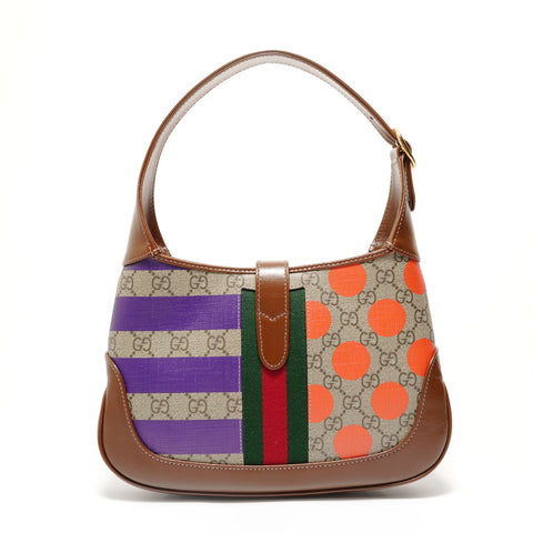 GUCCI Jackie 1961 2WAY GG Supreme Handbag multicolor WS28440