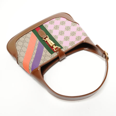 GUCCI Jackie 1961 2WAY GG Supreme Handbag multicolor WS28440