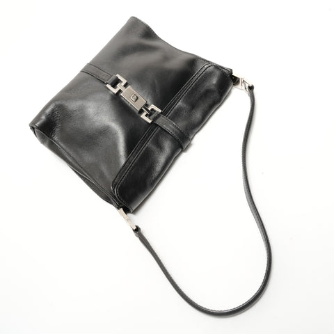 GUCCI Jackie one belt Shoulder Bag black WS28441