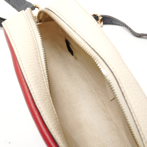 GUCCI Soho Interlocking Paving 2016-2025 Shoulder Bag Red WS28442