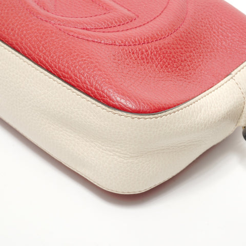 GUCCI Soho Interlocking Paving 2016-2025 Shoulder Bag Red WS28442