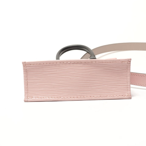 LOUIS VUITTON Petite Sac Plat Epi M69575 Shoulder Bag pink WS28443