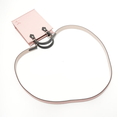 LOUIS VUITTON Petite Sac Plat Epi M69575 Shoulder Bag pink WS28443