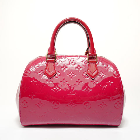 LOUIS VUITTON Montana Monogram Vernis Handbag Red WS28444