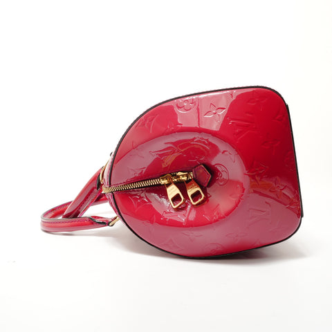 LOUIS VUITTON Montana Monogram Vernis Handbag Red WS28444