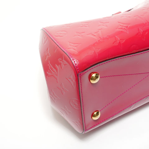 LOUIS VUITTON Montana Monogram Vernis Handbag Red WS28444