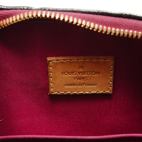 LOUIS VUITTON Montana Monogram Vernis Handbag Red WS28444