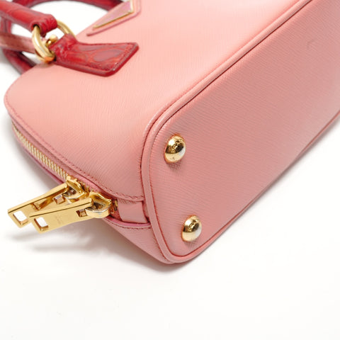PRADA 2WAY Saffiano 1BH851 Handbag pink WS28447