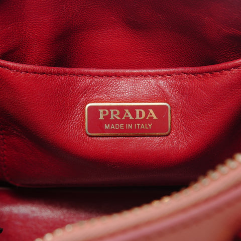 PRADA 2WAY Saffiano 1BH851 Handbag pink WS28447