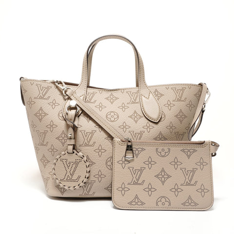 LOUIS VUITTON Blossom PM Mahina 2way Shoulder Bag beige WS28448