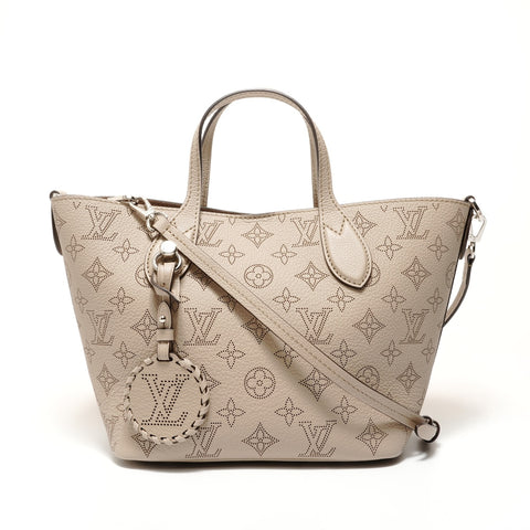 LOUIS VUITTON Blossom PM Mahina 2way Shoulder Bag beige WS28448