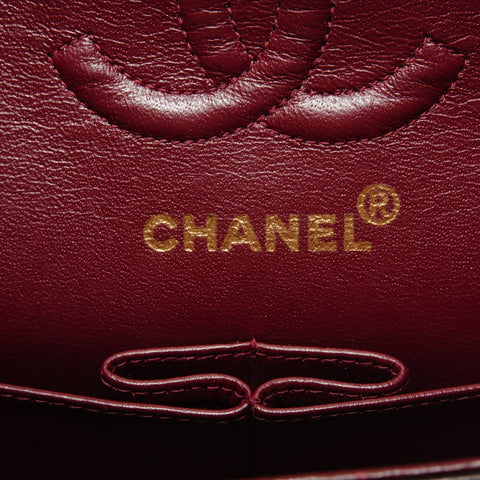 CHANEL Matelass Double Flap 23 Lambskin 5 Series Chain Shoulder Bag black WS28450
