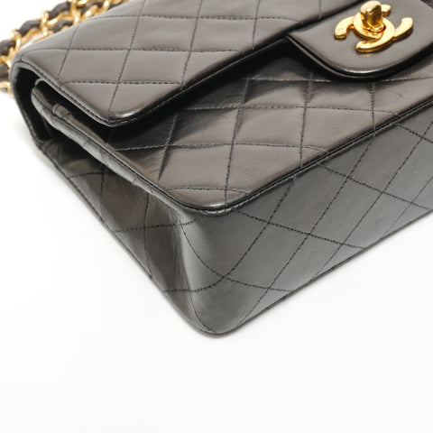CHANEL Matelass Double Flap 23 Lambskin 5 Series Chain Shoulder Bag black WS28450