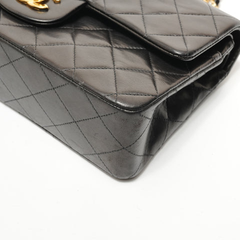 CHANEL Matelass Double Flap 23 Lambskin 5 Series Chain Shoulder Bag black WS28450