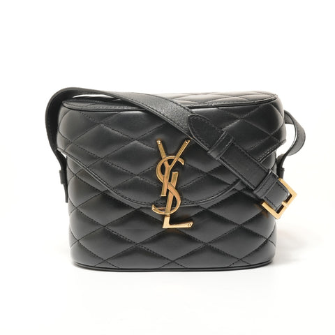 YVES SAINT LAURENT June Cassandra Quilted Leather Shoulder Bag black WS28451
