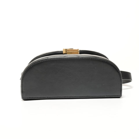 YVES SAINT LAURENT June Cassandra Quilted Leather Shoulder Bag black WS28451
