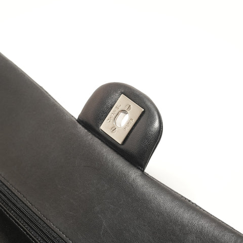 CHANEL Matelass Double Flap 25 Lambskin 17 Series Shoulder Bag black WS28452