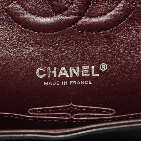 CHANEL Matelass Double Flap 25 Lambskin 17 Series Shoulder Bag black WS28452