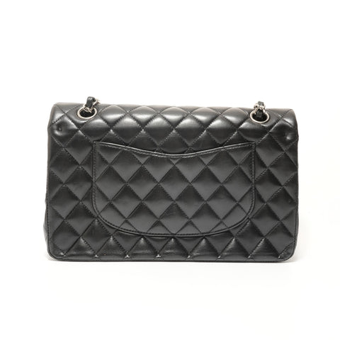CHANEL Matelass Double Flap 25 Lambskin 17 Series Shoulder Bag black WS28452