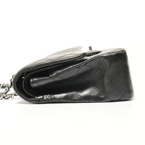 CHANEL Matelass Double Flap 25 Lambskin 17 Series Shoulder Bag black WS28452