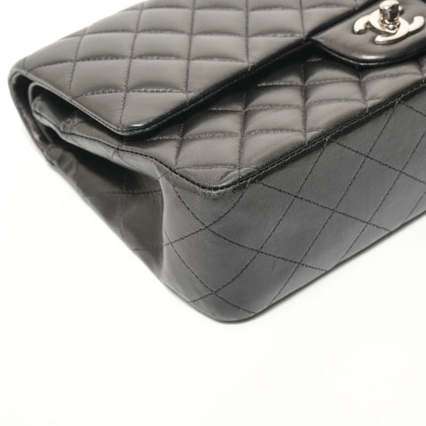 CHANEL Matelass Double Flap 25 Lambskin 17 Series Shoulder Bag black WS28452