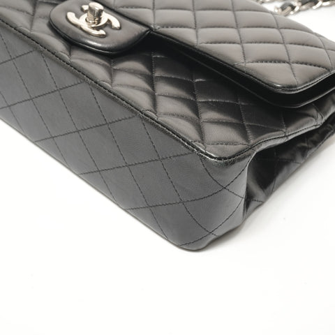 CHANEL Matelass Double Flap 25 Lambskin 17 Series Shoulder Bag black WS28452