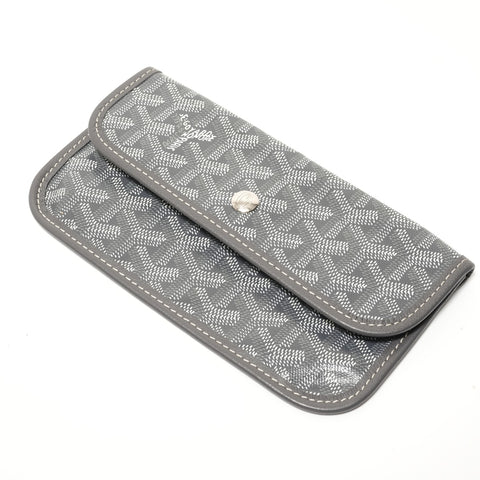 GOYARD Saint Louis PM Canvas RID 020244 Tote Bag gray WS28453