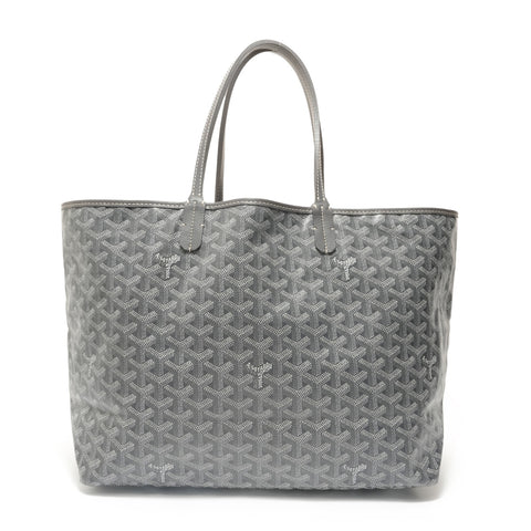 GOYARD Saint Louis PM Canvas RID 020244 Tote Bag gray WS28453