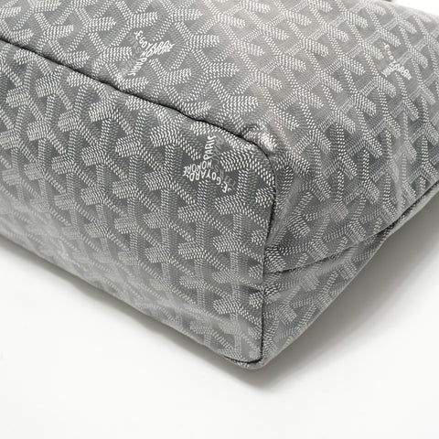 GOYARD Saint Louis PM Canvas RID 020244 Tote Bag gray WS28453