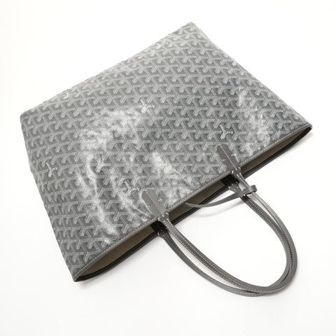 GOYARD Saint Louis PM Canvas RID 020244 Tote Bag gray WS28453