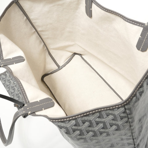 GOYARD Saint Louis PM Canvas RID 020244 Tote Bag gray WS28453