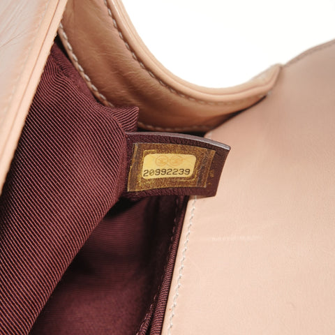 CHANEL Boy Chanel 25 Calfskin, serial number in the 20s. Shoulder Bag pink WS28454