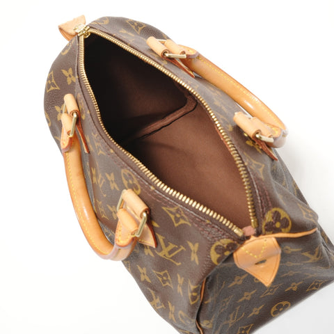 LOUIS VUITTON Monogram Speedy 25, manufactured in 1999. Handbag Brown WS28455