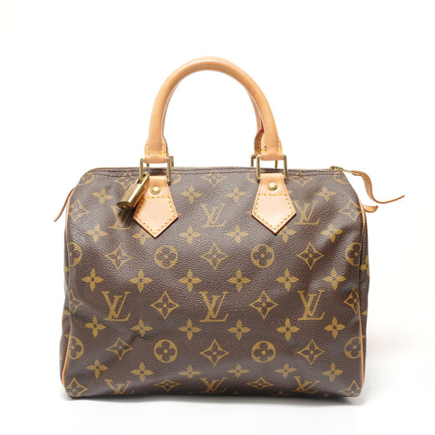 LOUIS VUITTON Monogram Speedy 25, manufactured in 1999. Handbag Brown WS28455